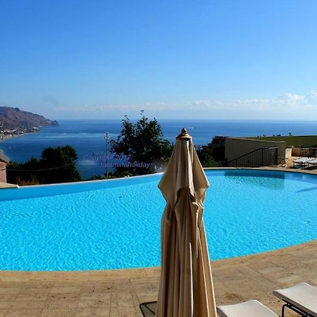Taormina Bella Vista Apartment In Center With Pool By Taormina Holidays Eksteriør bilde
